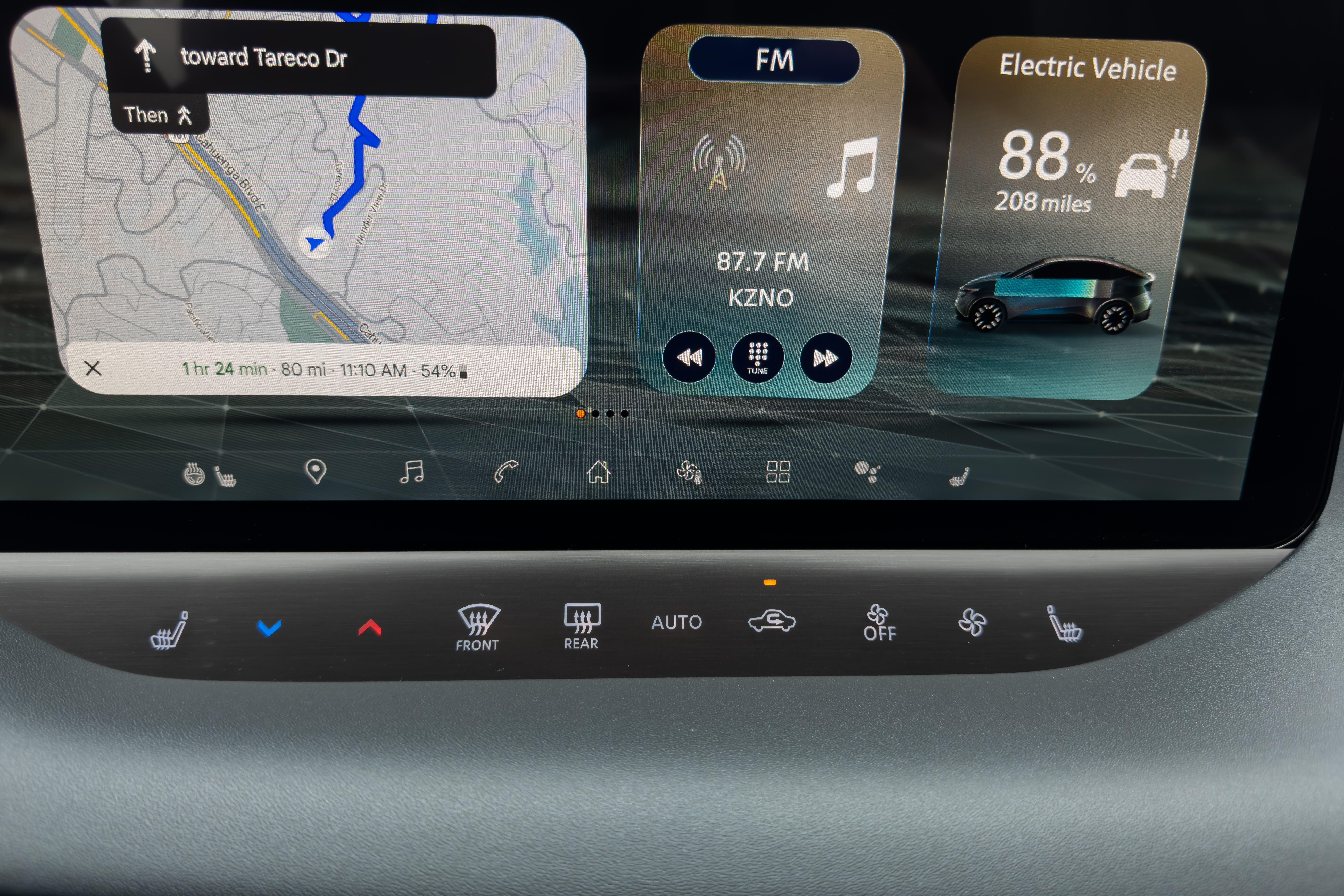 nissan leaf 2026 22 interior center stack display jpg