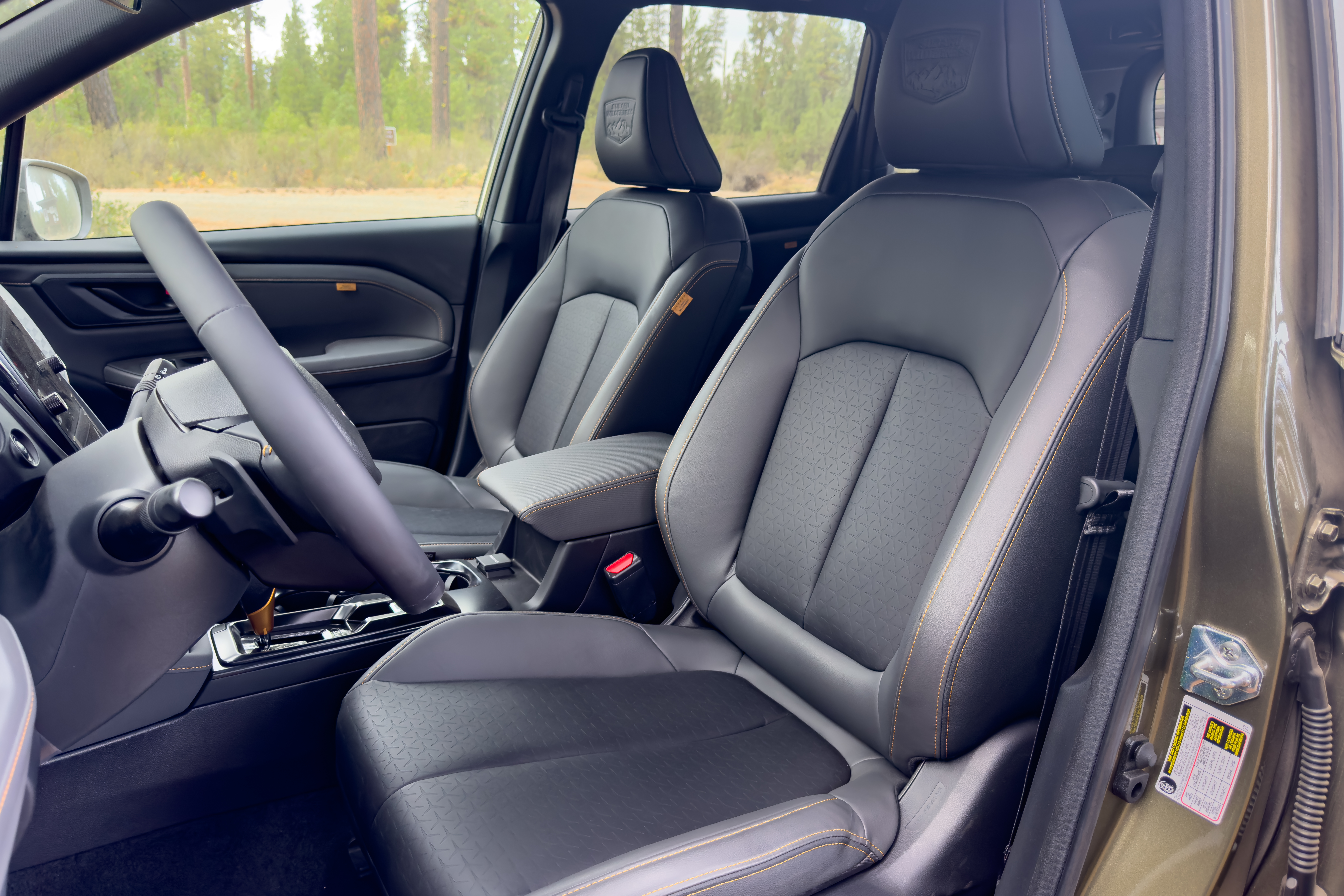 subaru forester wilderness 2026 21 interior front row seat jpg