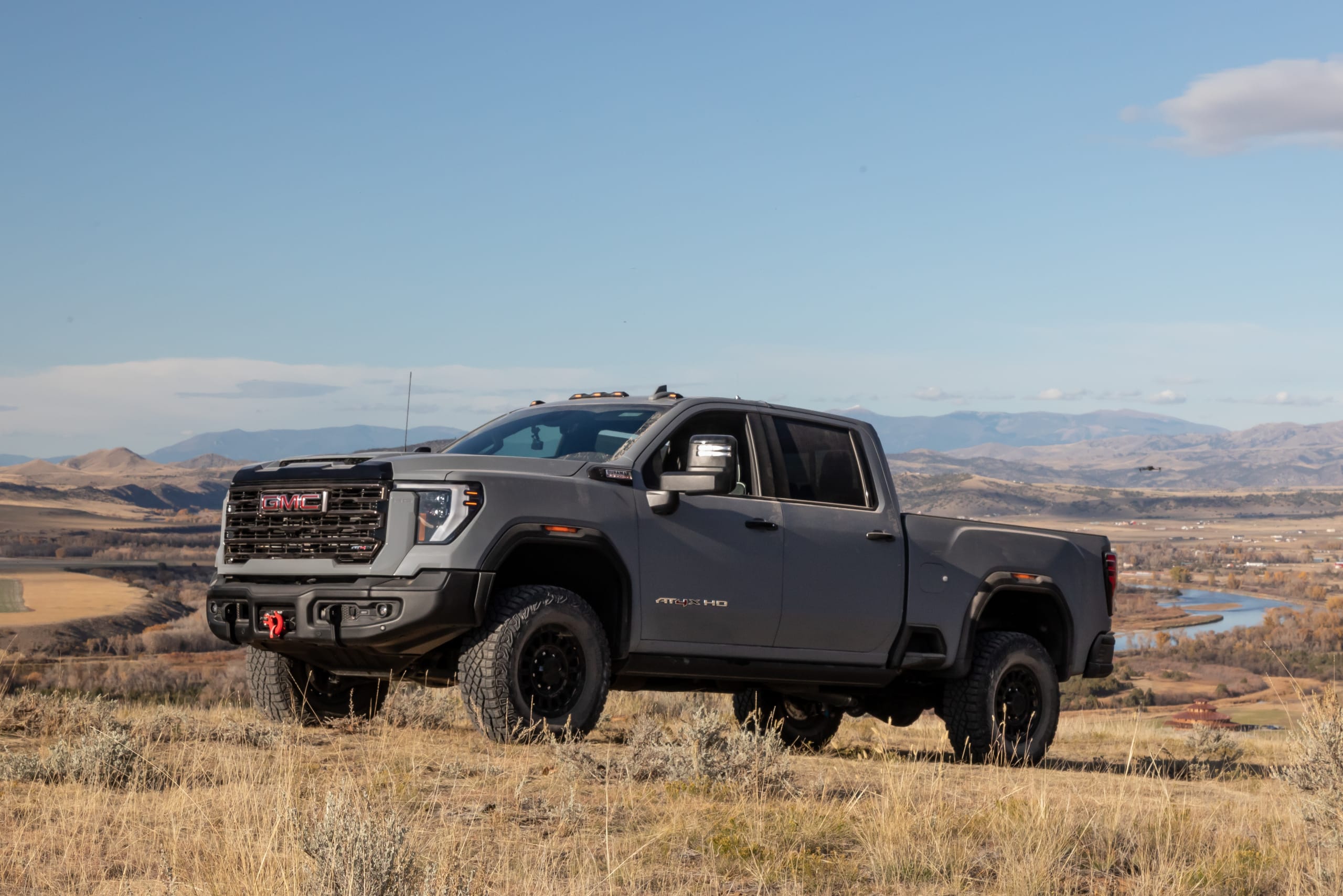 gmc sierra hd at4x aev edition 2024 05 exterior front angle jpg? i=AA