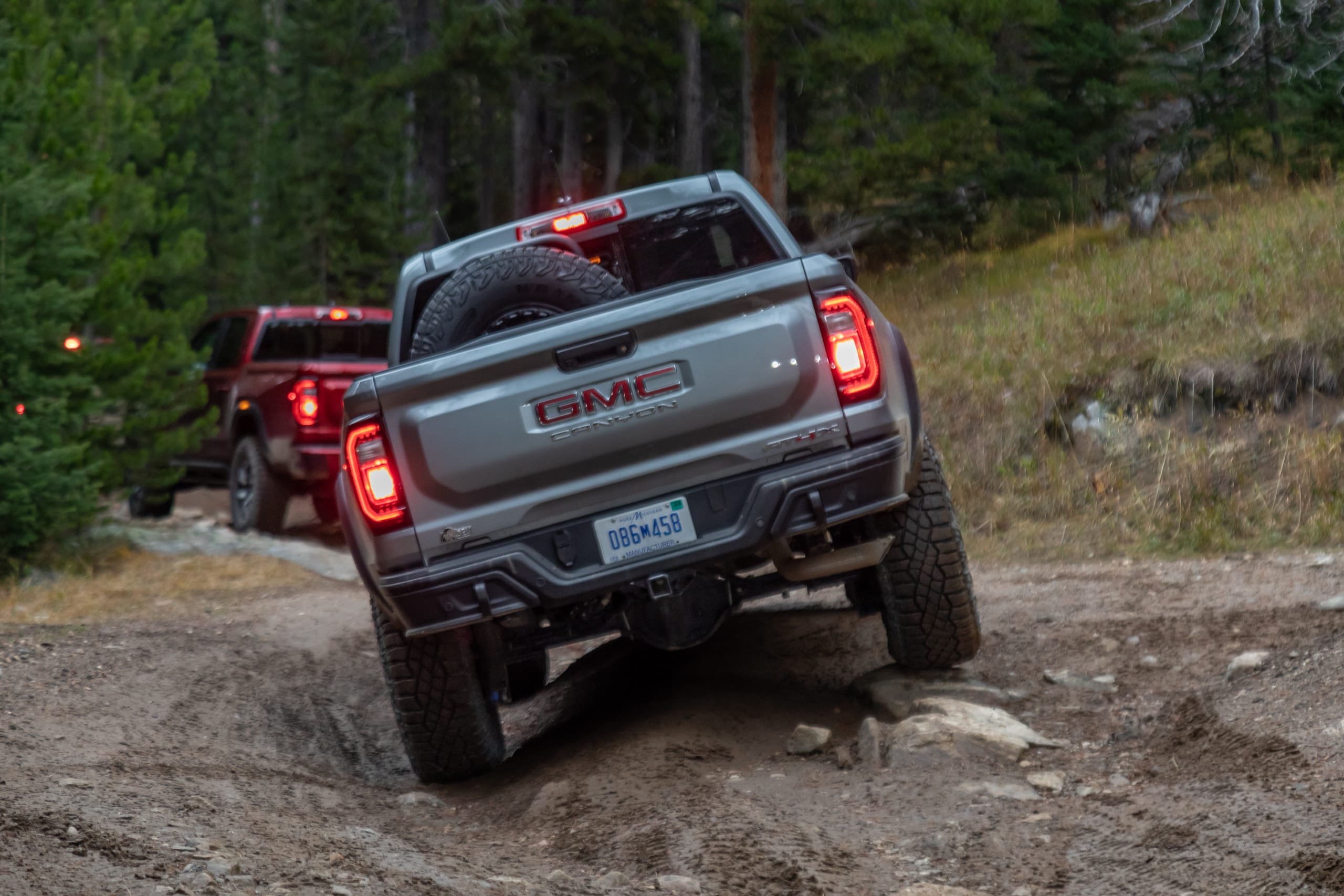 OffRoading in the 2025 GMC Canyon AT4X AEV Edition and 2023 GMC Canyon